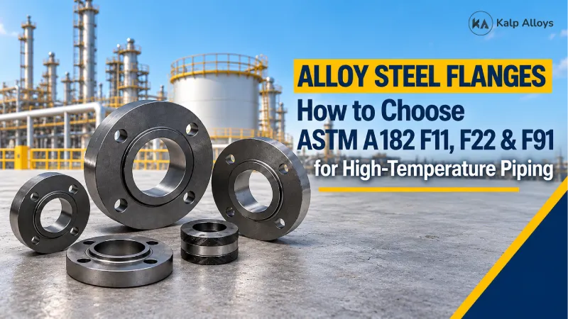 Alloy Steel Flanges: How to Choose ASTM A182 F11, F22 & F91 for High-Temperature Piping
