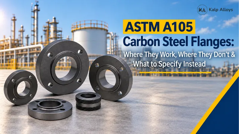 ASTM A105 Carbon Steel Flanges: Where They Work, Where They Don’t & What to Specify Instead