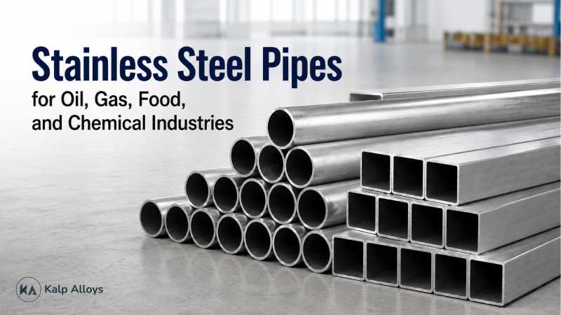Stainless Steel Pipes for Oil, Gas, Food, and Chemical Industries