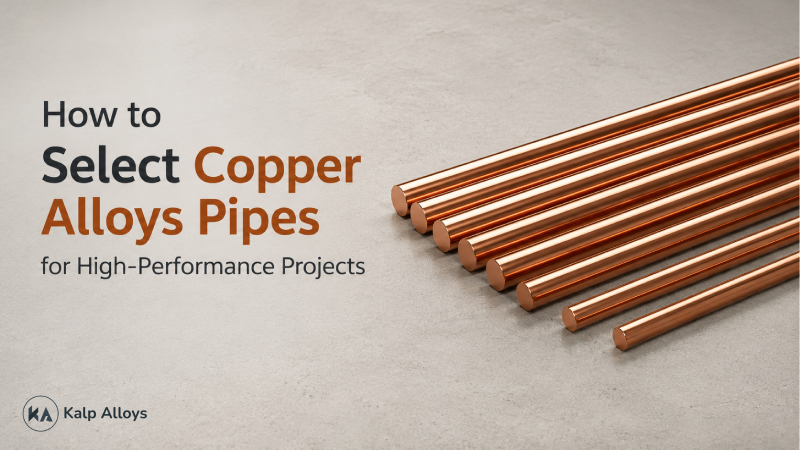 How to Select Copper Alloys Pipes for High-Performance Projects