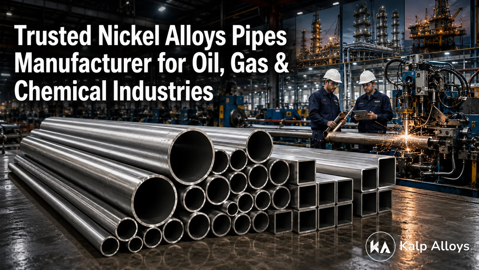 Trusted Nickel Alloys Pipes Manufacturer for Oil, Gas & Chemical Industries