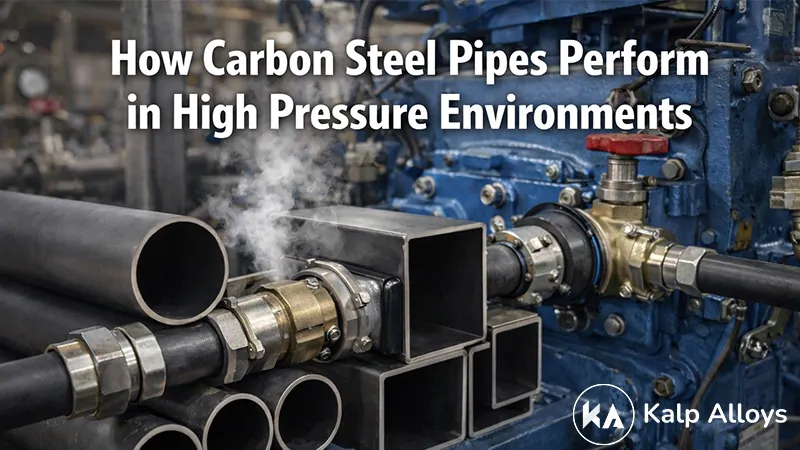 How carbon steel pipes perform in high pressure environments - Kalp Alloys blog